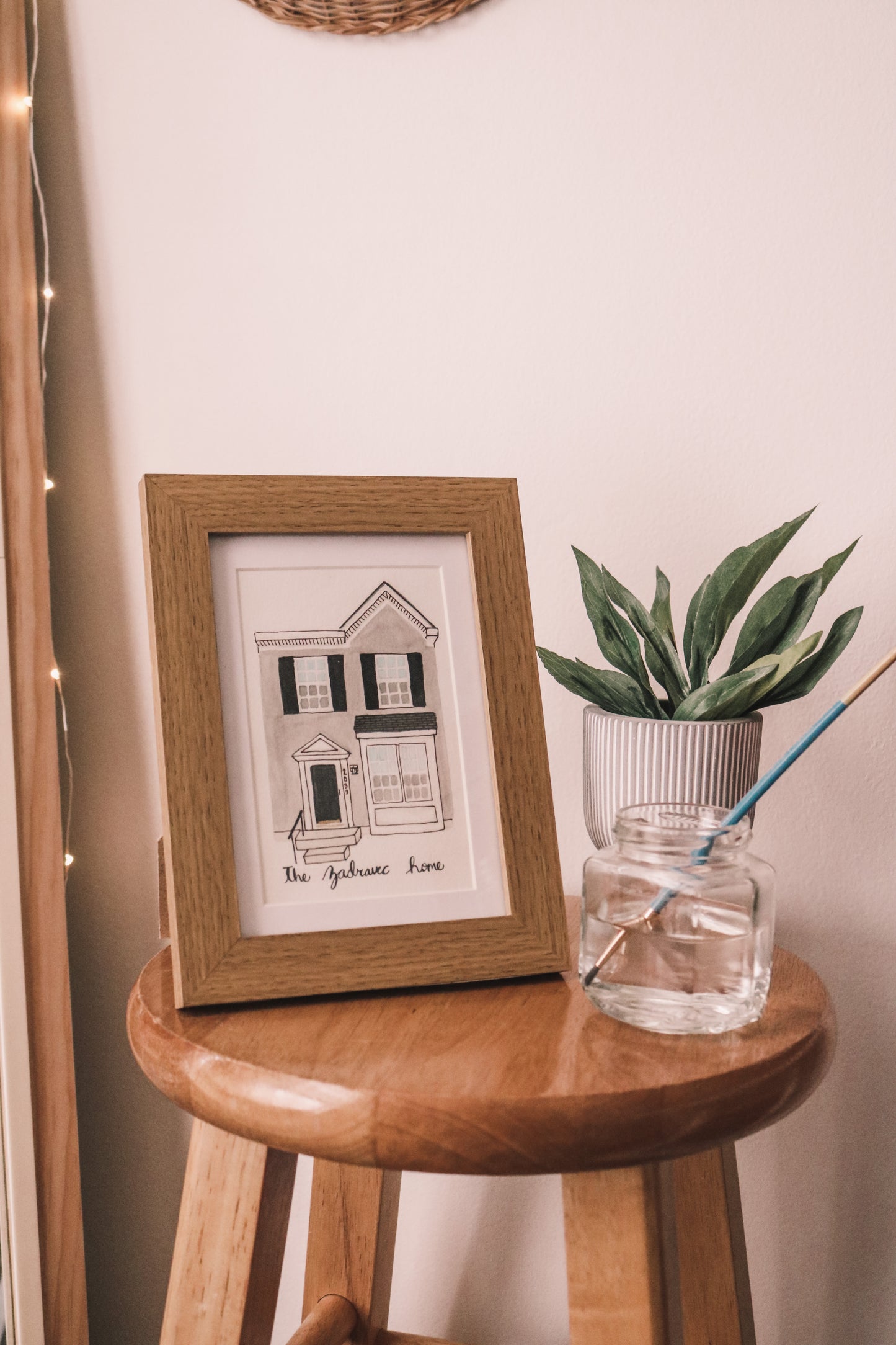 Custom Watercolor House Portrait