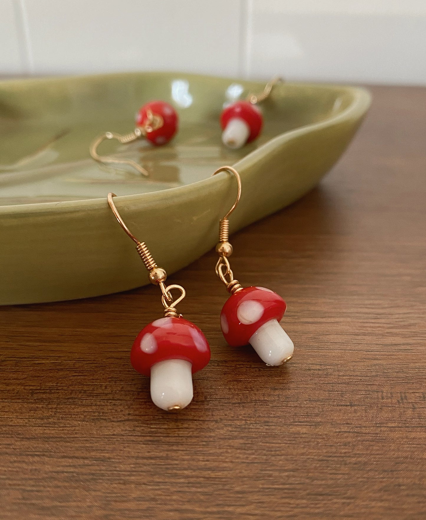 Forest Mushroom Earrings