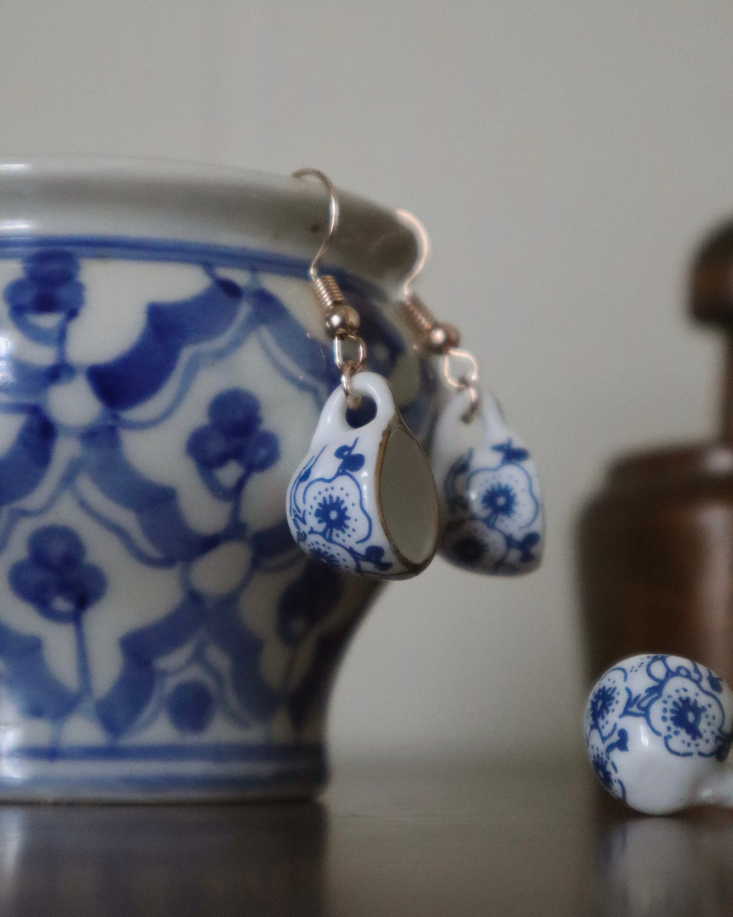 Flora Mae Teacup Earrings