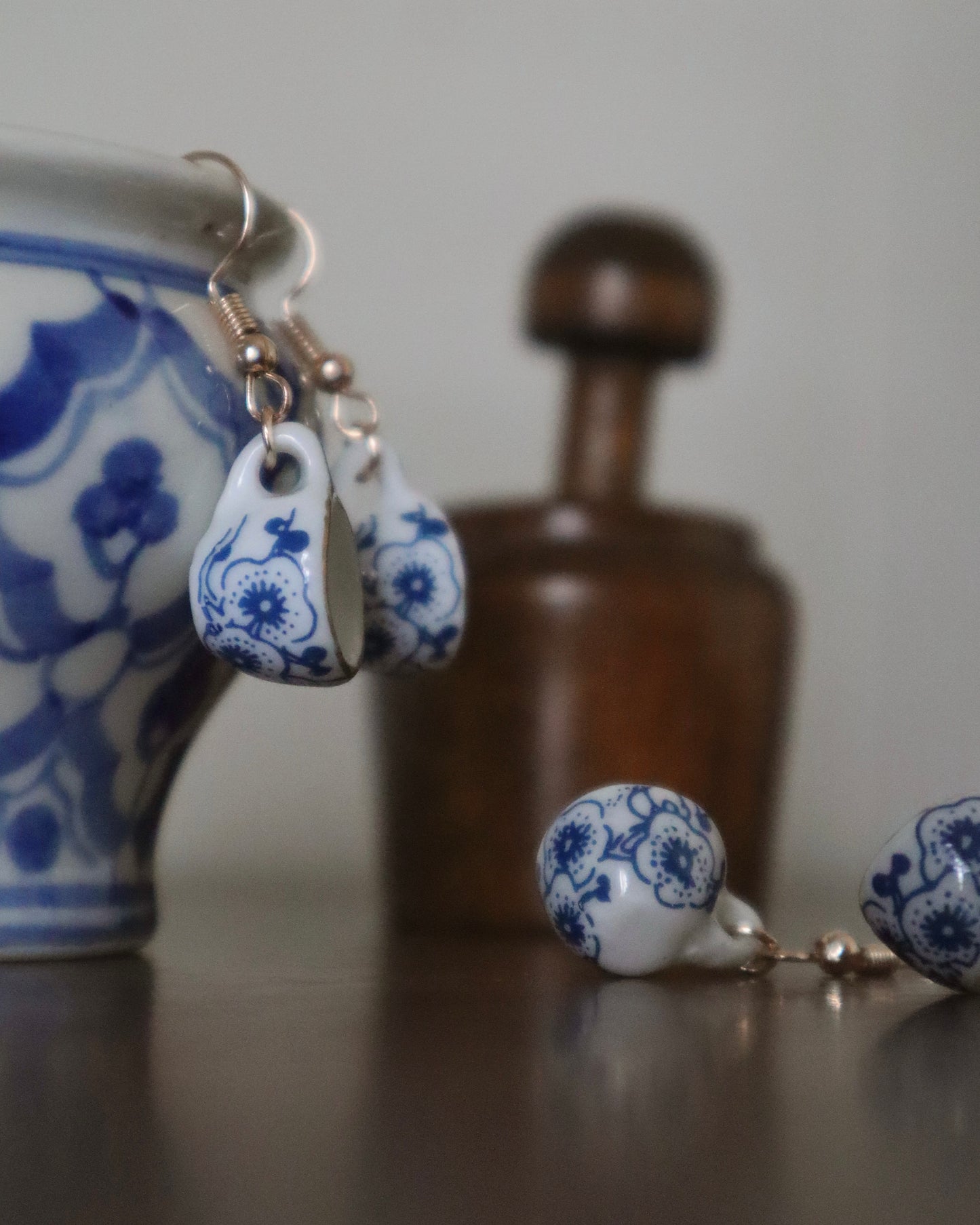 Flora Mae Teacup Earrings