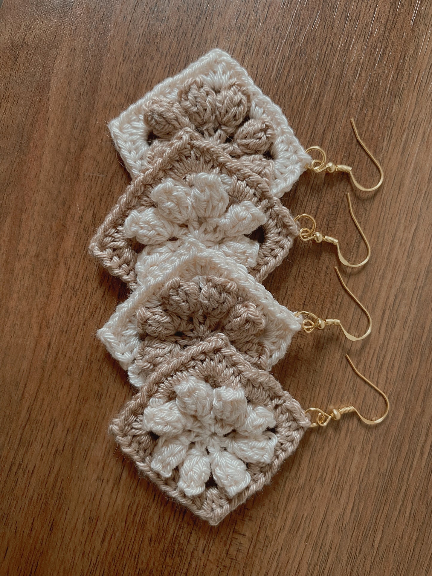 Cozy Blossom Granny Square Earrings