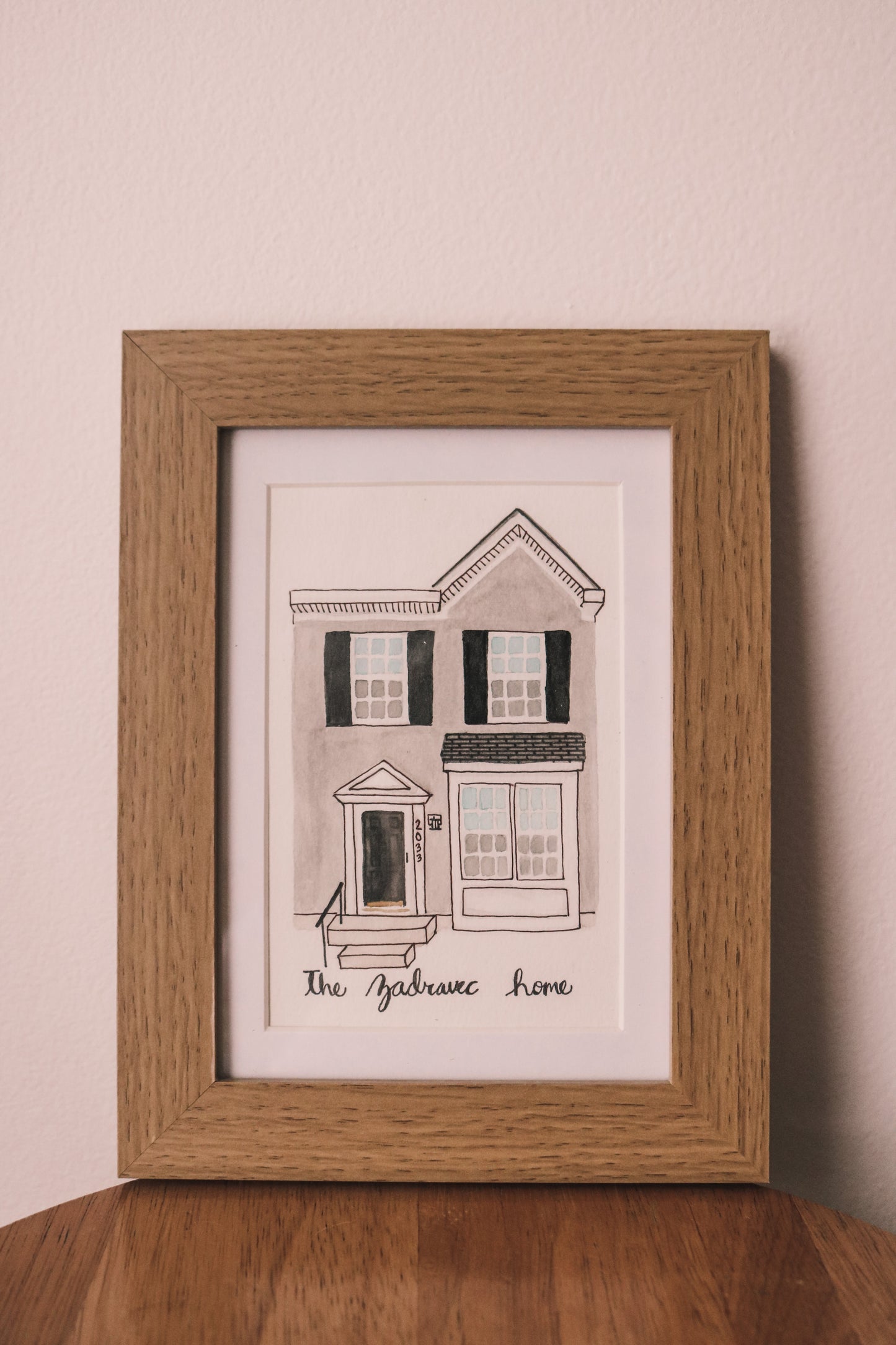 La Petite Maison, Custom Watercolor House Portrait