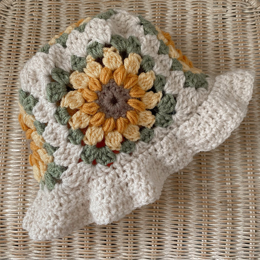 Bundle of Sun Crocheted Bucket Hat