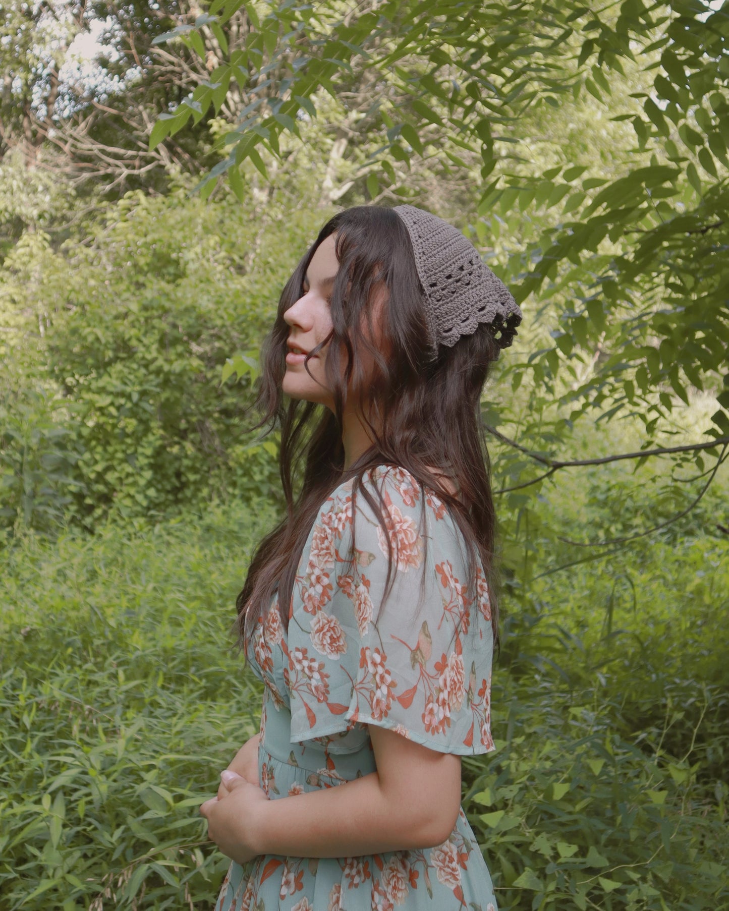 Field of Poppies Crochet Bandanas