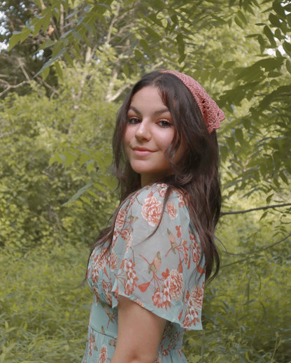 Field of Poppies Crochet Bandanas