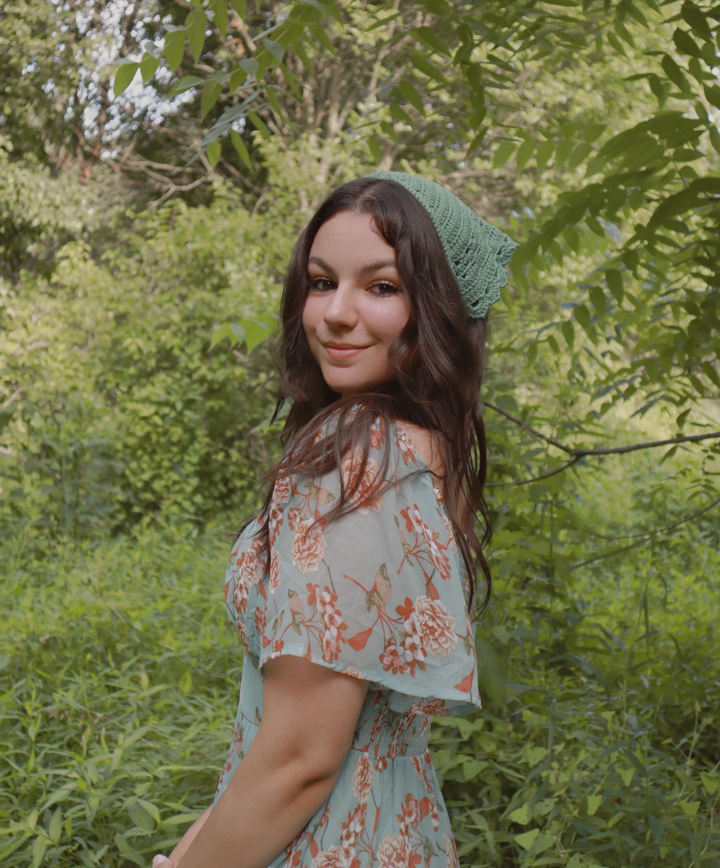 Field of Poppies Crochet Bandanas